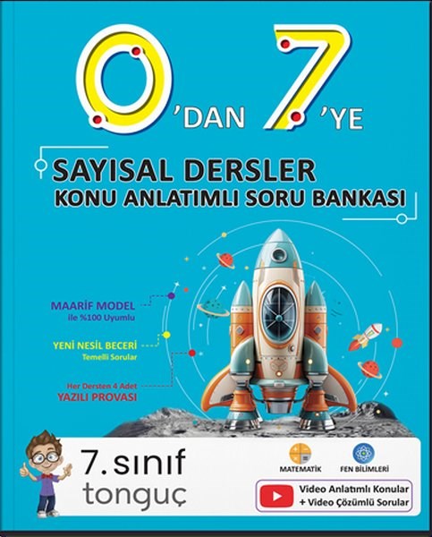 KolektifTüm Dersler0'dan 7'ye Sayısal Konu Anlatımlı Soru Bankası