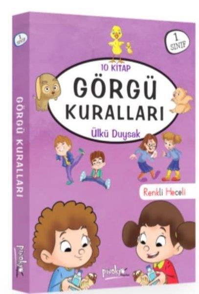 KolektifReferans Çocuk Kitapları1. Sınıf Görgü Kuralları Seti 10 Kitap Takım