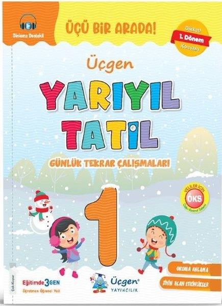 KolektifTüm Dersler1. Sınıf Yarıyıl Tatili - Günlük Tekrar Çalışmaları