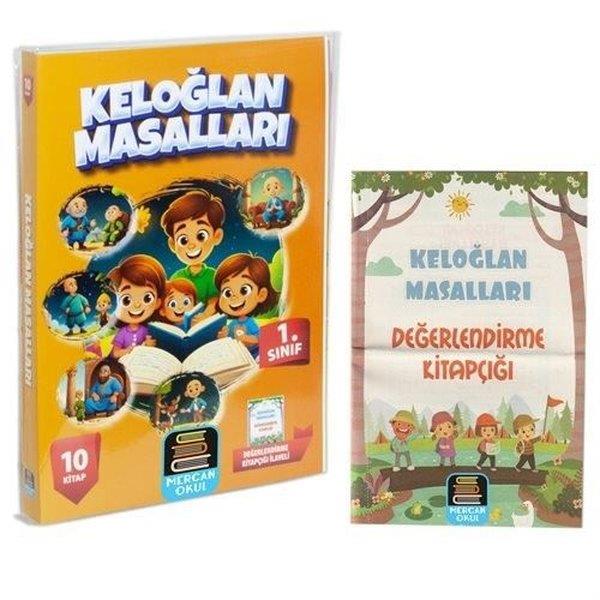 KolektifOkul Öncesi Masal Kitapları1. Sınıf Keloğlan Masalları Okuma Seti - 10 Kitap Takım - Değendirme Kitapçığı İlaveli