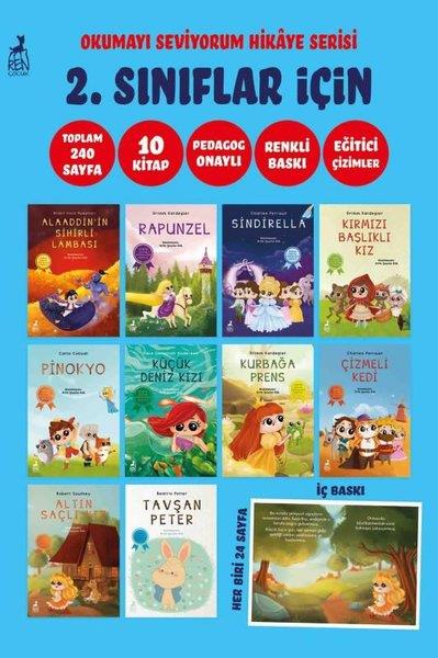 KolektifÇocuk Gençlik Romanları2. Sınıflar İçin Okumayı Seviyorum Hikaye Serisi Seti - 10 Kitap Takım