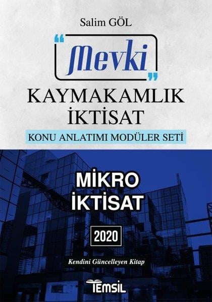 Salim GölSınavlara Hazırlık Kitapları2020 Mikro İktisat - Mevki Kaymakamlık İktisat - Konu Anlatımı Modüler Seti