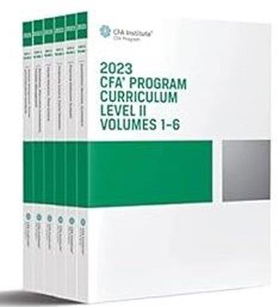 Cfa İnstituteBusiness and Economics2023 CFA Program Curriculum Level II Box Set