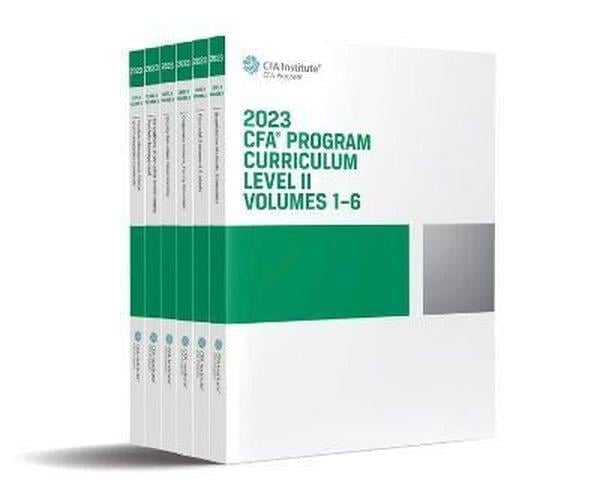 Cfa İnstituteBusiness and Economics2023 CFA Program Curriculum Level II Box Set