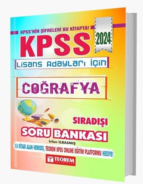 İrfan İlbasmışKPSS Soru Bankasi Kitaplari2024 KPSS Lisans Coğrafya Sıradışı Soru Bankası