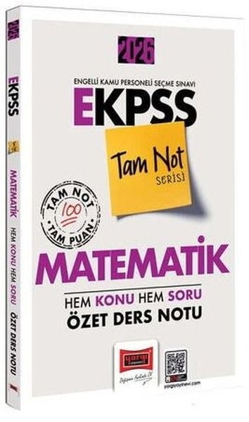 KolektifKPSS Konu Anlatim Kitaplari2026 E - KPSS Tam Not Serisi Matematik Hem Konu Hem Soru Özet Ders Notu