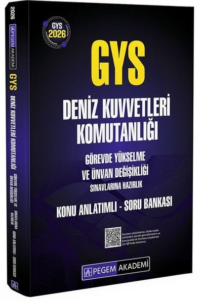 KolektifGYS (Görevde Yükselme Sinavi)2026 GYS Deniz Kuvvetleri Komutanlığı Görevde Yükselme Konu Anlatımlı Soru Bankası