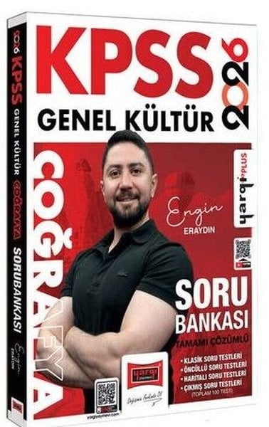 Engin EraydınKPSS Soru Bankasi Kitaplari2026 KPSS Genel Kültür Tamamı Çözümlü Coğrafya Soru Bankası