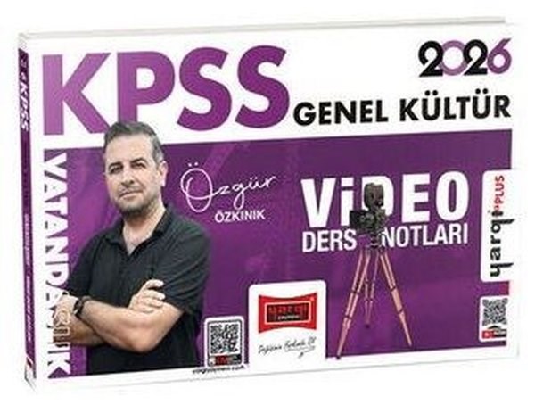 Özgür ÖzkınıkKPSS Konu Anlatim Kitaplari2026 KPSS Genel Kültür Vatandaşlık Video Ders Notları
