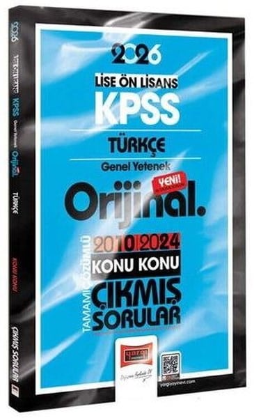 KolektifKPSS Çikmis Sorular2026 KPSS Lise - Önlisans Türkçe Orijinal 2010 - 2024 Konu Konu Çıkmış Sorular