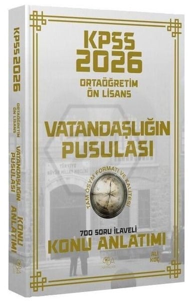 KolektifKPSS Konu Anlatim Kitaplari2026 KPSS Lise Ortaöğretim Ön Lisans Vatandaşlık Vatandaşlığın Pusulası Konu Anlatımı
