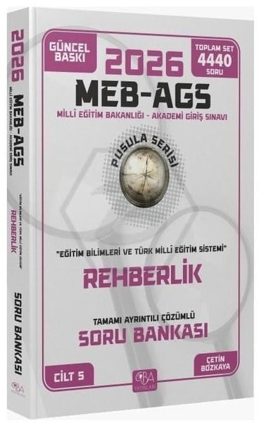 KolektifDiger Sinavlara Hazirlik2026 MEB - AGS Eğitim Bilimleri Rehberlik Soru Bankası Çözümlü Pusula Serisi