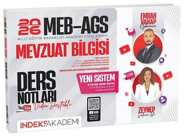 KolektifDiger Sinavlara Hazirlik2026 MEB - AGS Mevzuat Bilgisi Video Ders Notları