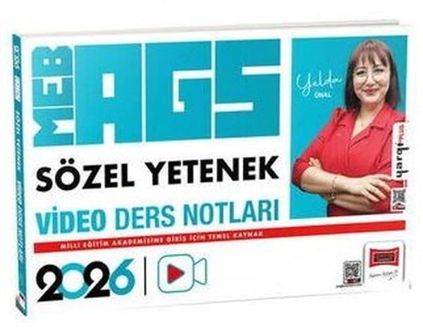 Yelda ÜnalDiger Sinavlara Hazirlik2026 MEB - AGS Öğretmen Adayları İçin Sözel Yetenek Video Ders Notları