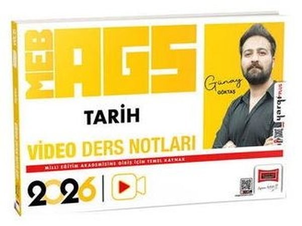 Günay GöktaşDiger Sinavlara Hazirlik2026 MEB - AGS Öğretmen Adayları İçin Tarih Video Ders Notları