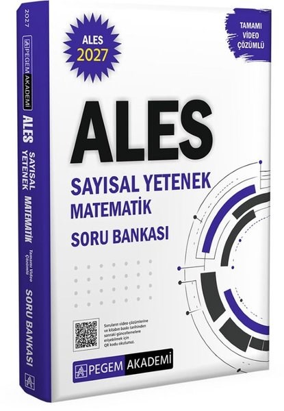 KolektifALES Soru Bankasi Kitaplari2027 ALES Sayısal Yetenek Matematik Tamamı Video Çözümlü Soru Bankası