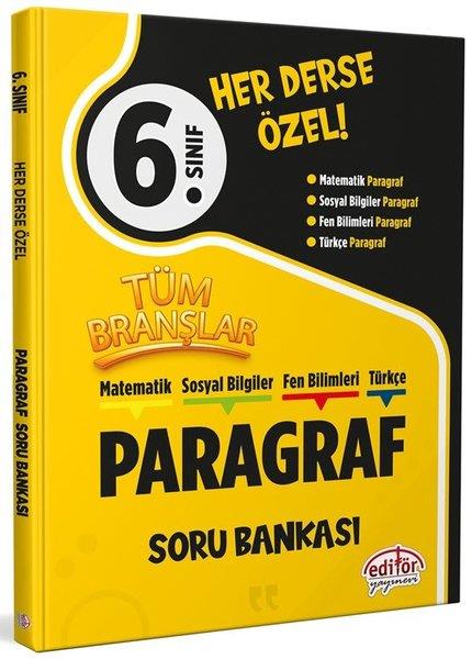 KolektifTürkçe6. Sınıf Tüm Branşlar Paragraf Soru Bankası