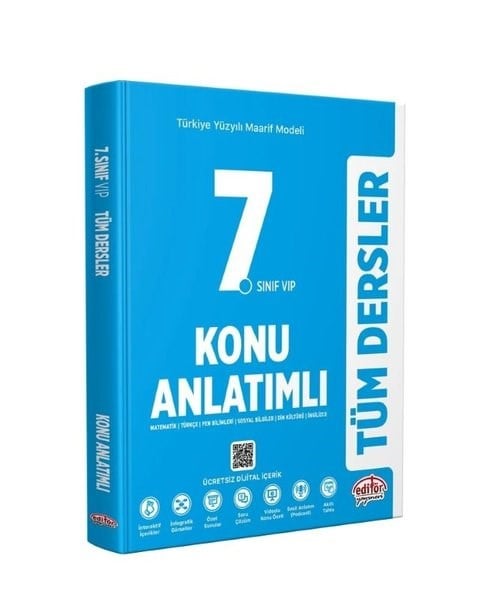 KolektifTüm Dersler7.Sınıf Tüm Dersler Konu Anlatımlı - Türkiye Yüzyılı Maarif Modeli