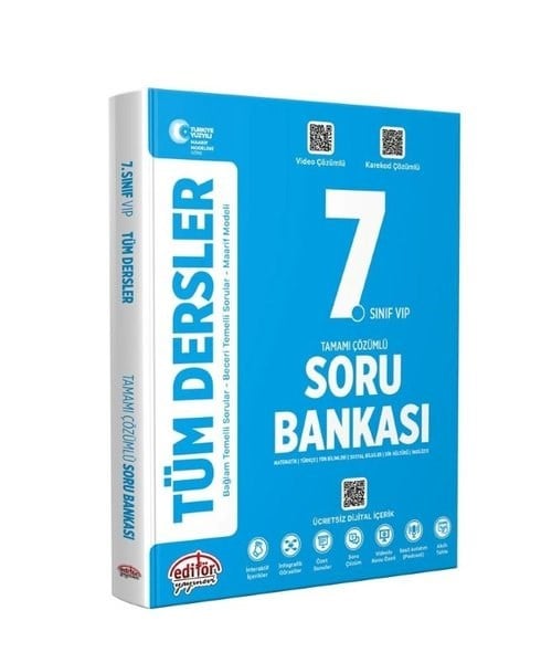 KolektifTüm Dersler7.Sınıf Tüm Dersler Soru Bankası - Türkiye Yüzyılı Maarif Modeli