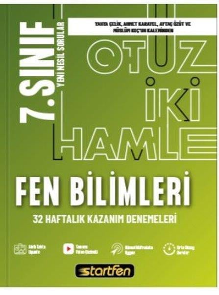 KolektifFen Bilimleri7. Sınıf Fen Bilimleri 32 Deneme Haftalık Kazanım Denemeleri