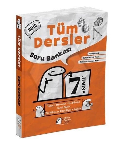 KolektifTüm Dersler7.Sınıf Tüm Dersler Soru Bankası Eğitim Deposu Yayınları