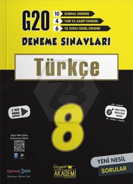 KolektifTürkçe8.Sınıf LGS Türkçe 20'li Deneme Sınavı