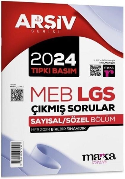KolektifLGS Tüm Dersler8. Sınıf LGS Arşiv Serisi 2024 Çıkmış Sorular Çözümlü Tıpkı Basım