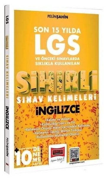 KolektifYabanci Dil8.Sınıf LGS Son 15 Yılda Sıklıkla Kullanılan Sihirli Sınav Kelimeleri İngilizce