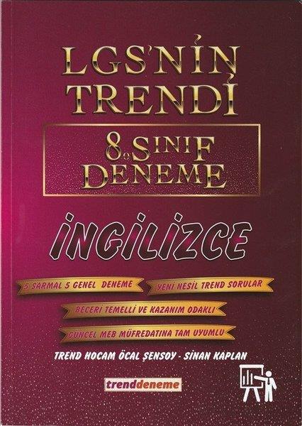 Sinan KaplanYabanci Dil8. Sınıf LGS İngilizce LGSnin Trendi 10 Deneme