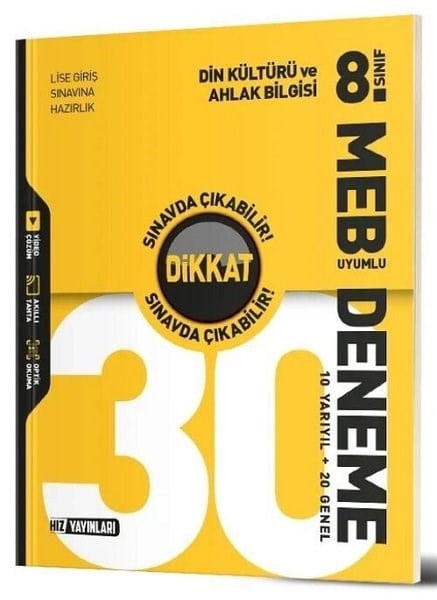 KolektifLGS Din Kültürü Ve Ahlak Bilgisi8. Sınıf Din Kültürü ve Ahlak Bilgisi Dikkat Sınavda Çıkabilir 30 Deneme