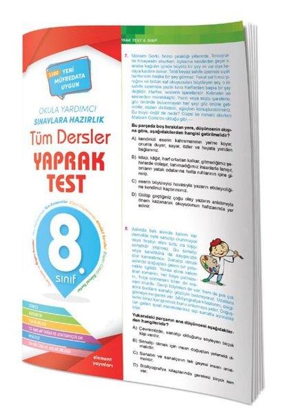KolektifTüm Dersler8. Sınıf Tüm Dersler Yaprak Test