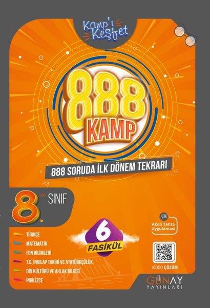 KolektifTüm Dersler8. Sınıf İlk Dönem Kamp Kitabı (Kampı Keşfet)
