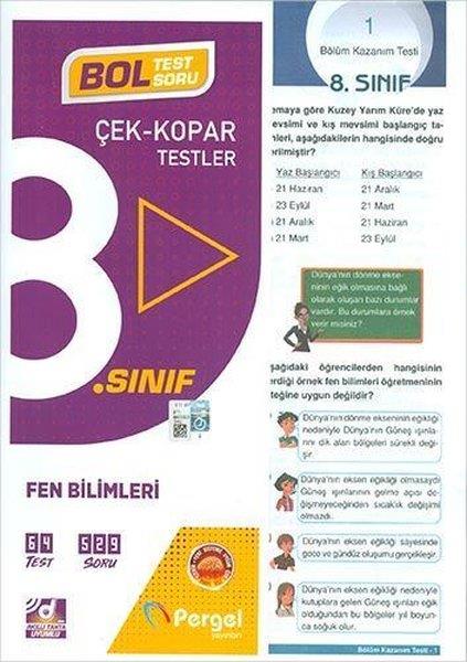 KolektifDiğerPergel 8. Sınıf Fen Bilimleri Çek Kopar Yaprak Test