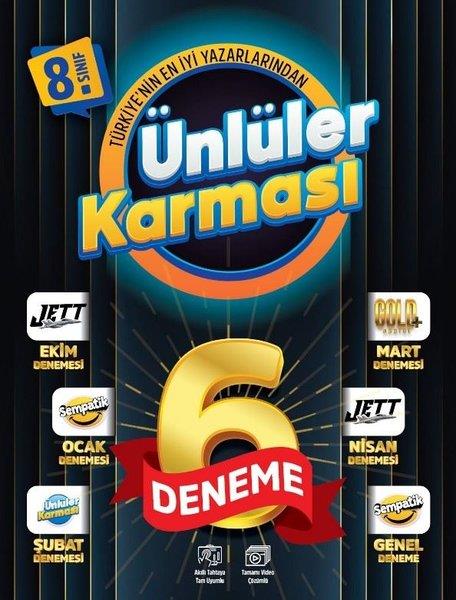 KolektifTüm Dersler8. Sınıf 6'lı Karma Deneme