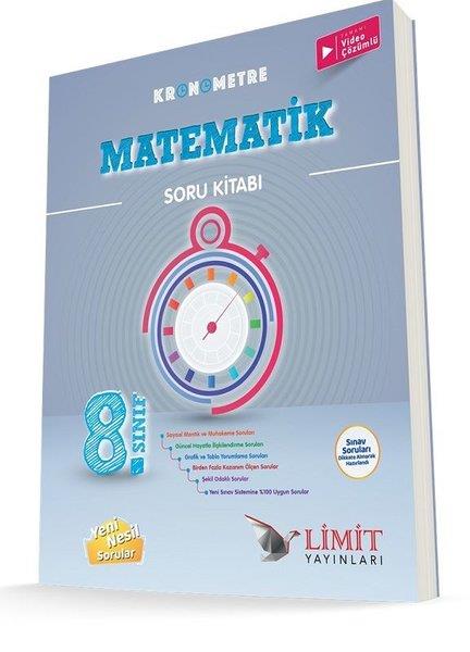 Sebahattin ÖlmezSınavlara Hazırlık Kitapları8.Sınıf Kronometre Matematik Soru Kitabı