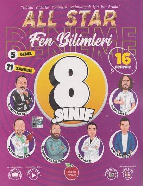 KolektifFen Bilimleri8. Sınıf Fen Bilimleri All Star Branş Deneme