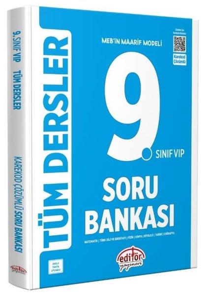 KolektifTüm Dersler9. Sınıf VIP Tüm Dersler Soru Bankası - Mavi Kitap