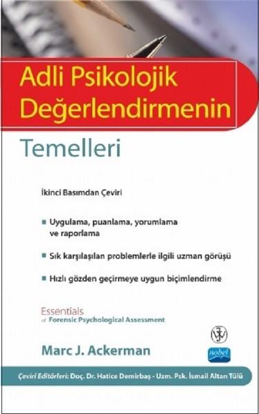 Marc J. AckermanAkademischAdli Psikolojik Değerlendirmenin Temelleri