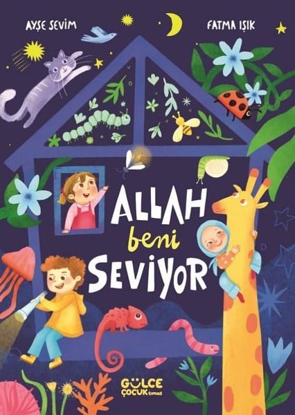 Ayşe SevimBoyama KitaplarıAllah Beni Seviyor - Fleksi Kapak