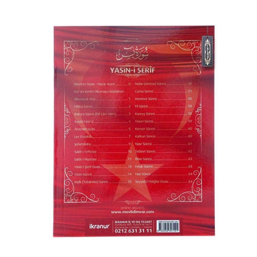 Asker Mevlidi Hediyelik 64 Sayfa Karton Çantalı  12*16 Yasin ve Kokulu Tesbih