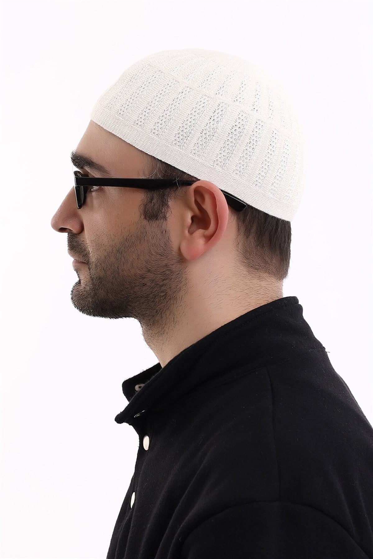 Bambu Namaz Takkesi - Beyaz