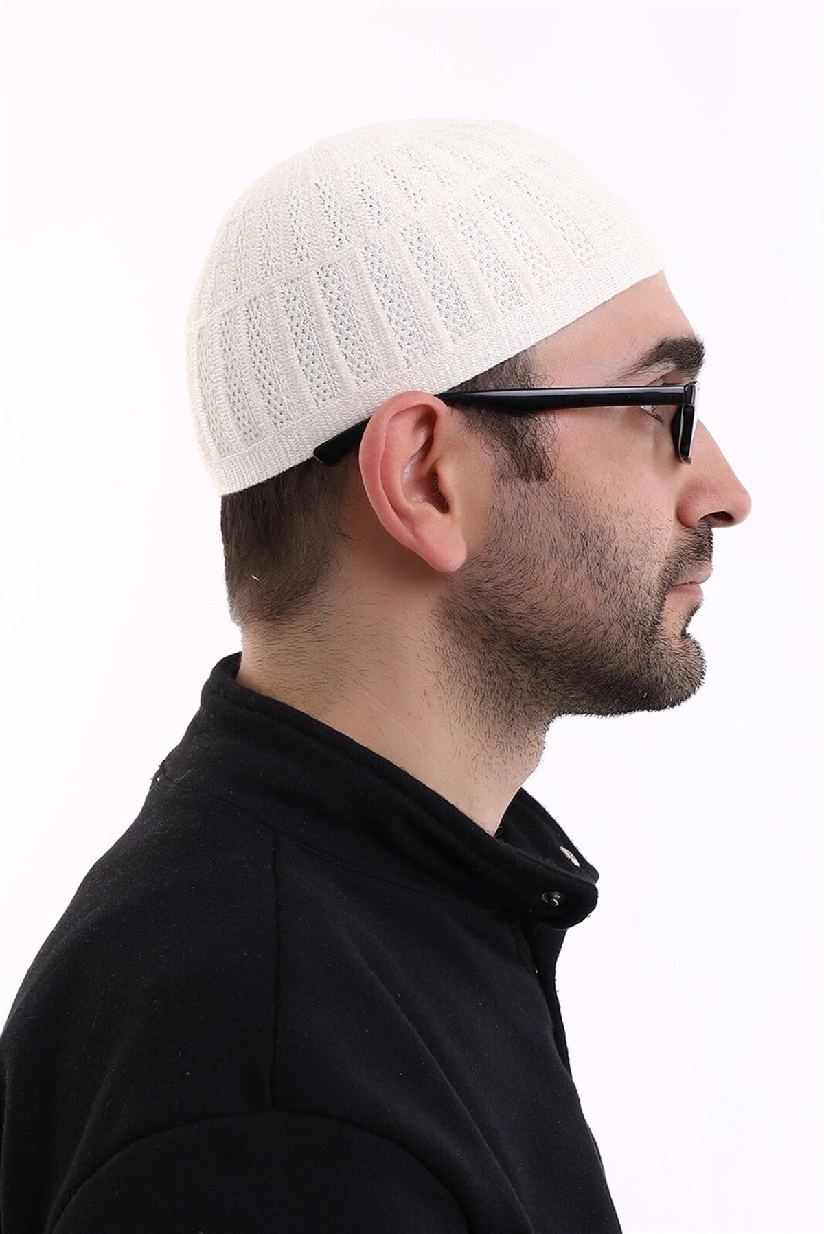 Bambu Namaz Takkesi - Beyaz