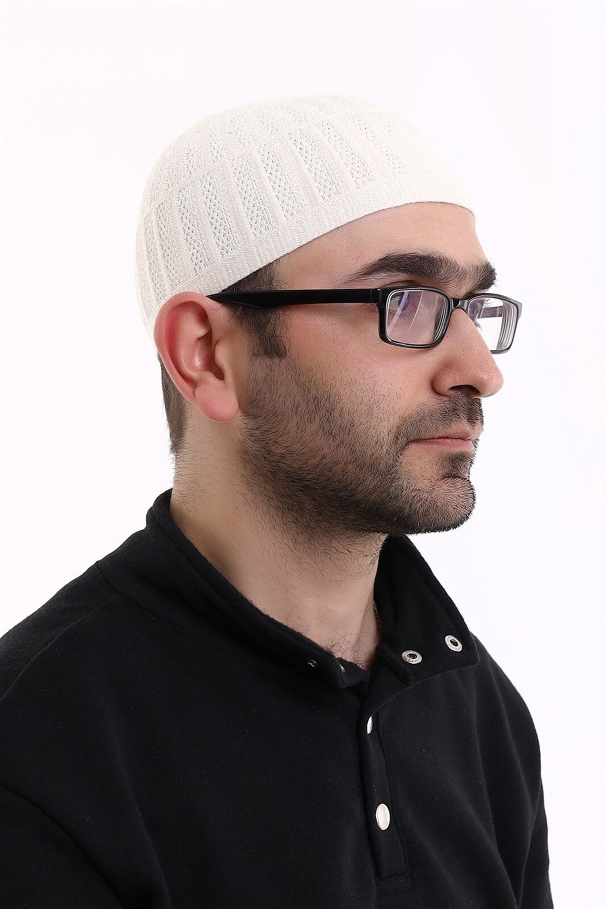 Bambu Namaz Takkesi - Beyaz