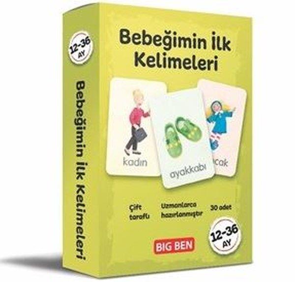 KolektifEgitim Etkinlik KitaplariBebeğimin İlk Kelimeleri Kartları 12 - 36 Ay 30 Adet