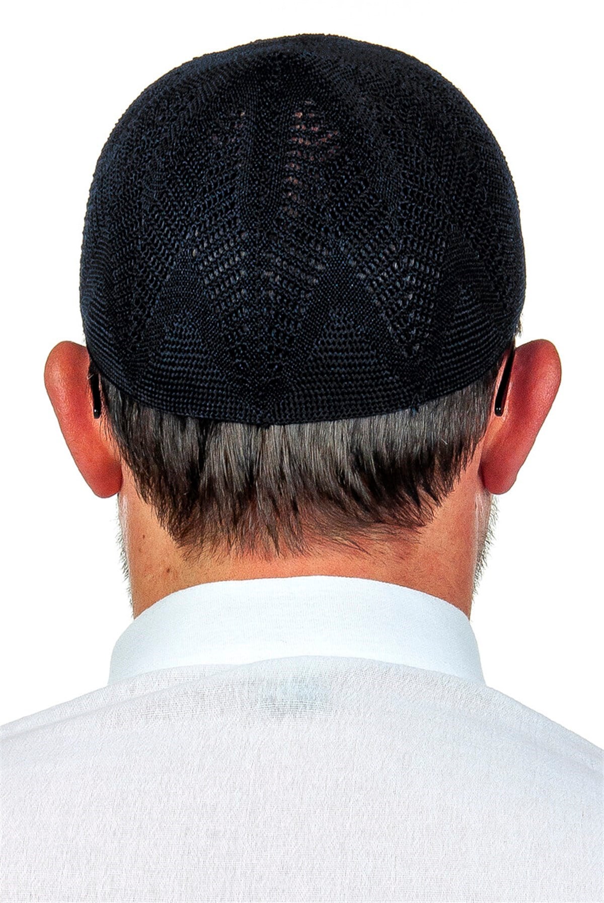 Berra Çelik Örme Dantel Namaz Takkesi Lacivert 1 Adet