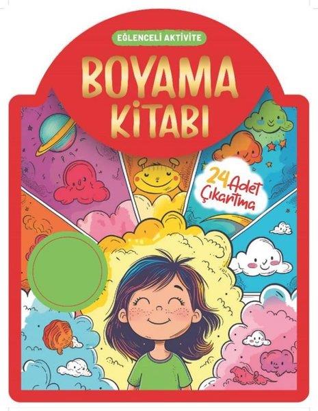 KolektifEgitim Etkinlik KitaplariÇıkartmalı Boyama Kitabı - Kırmızı - Eğlenceli Aktivite