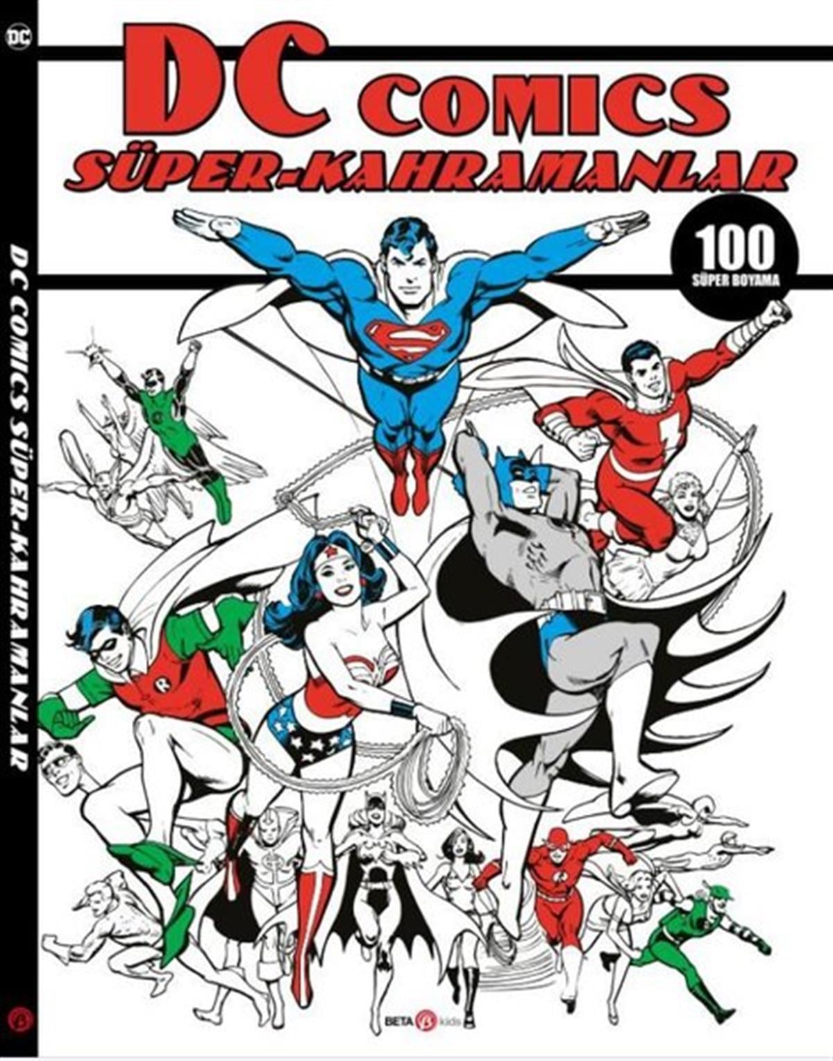 KolektifBoyama KitaplarıDC Comics - Süper Kahramanlar 100 Süper Boyama