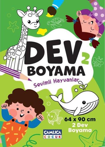 KolektifEgitim Etkinlik KitaplariDev Boyama 2 - Sevimli Hayvanlar