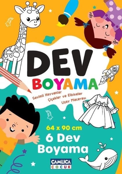 KolektifEgitim Etkinlik KitaplariDev Boyama - 6 Dev Boyama
