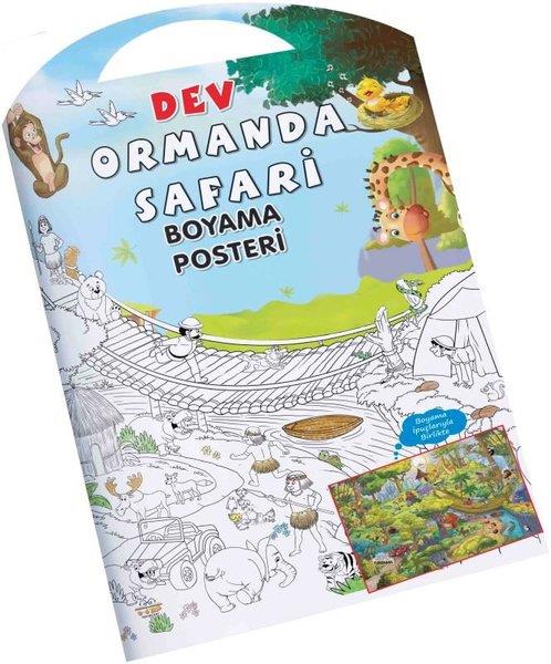 KolektifEgitim Etkinlik KitaplariDev Ormanda Safari - Boyama Posteri